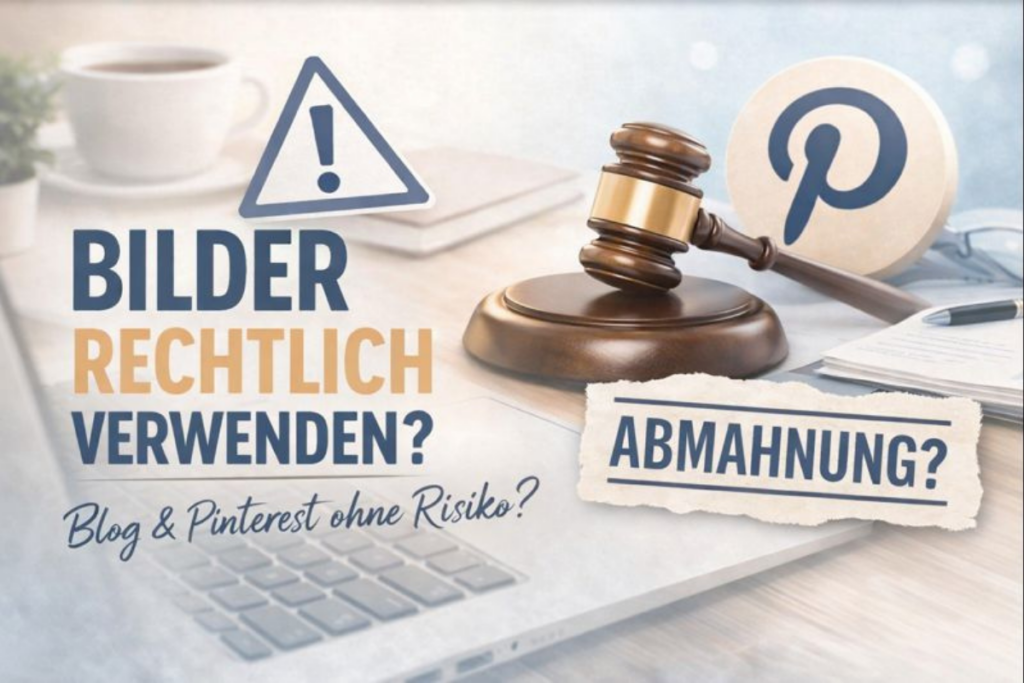 Bilder rechtlich verwenden für Blog und Pinterest