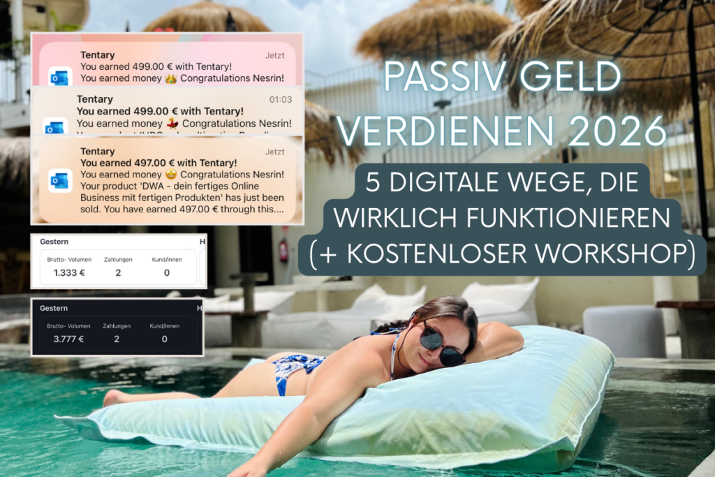 Passiv Geld verdienen 2026: 5 digitale Wege