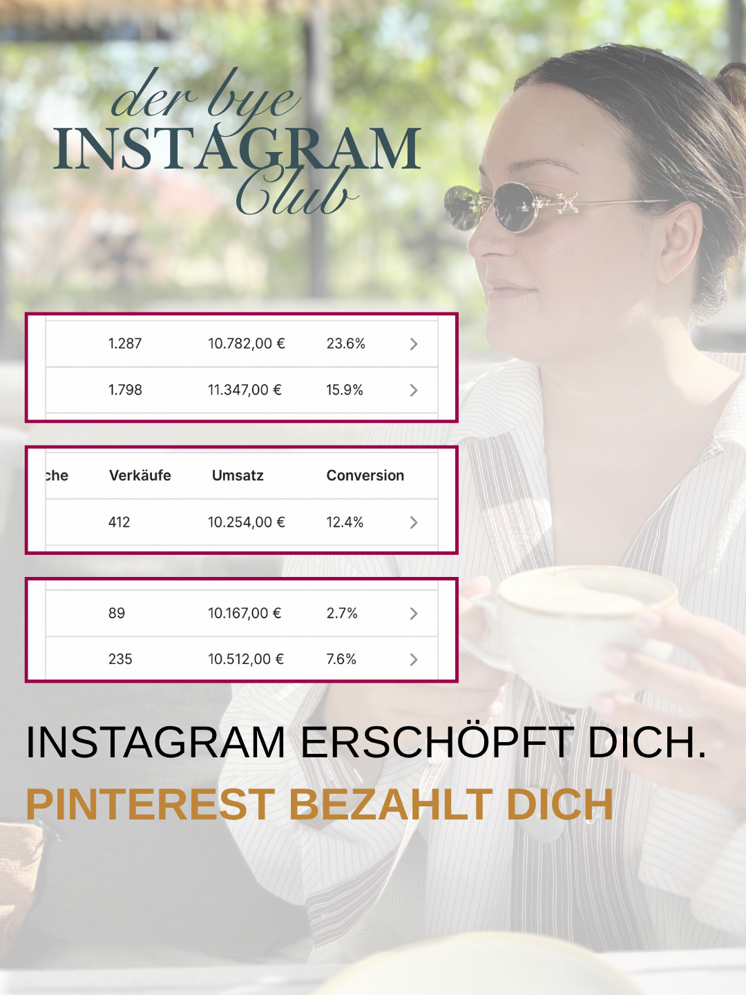 Instagram erschöpft dich. Pinterest bezahlt dich.